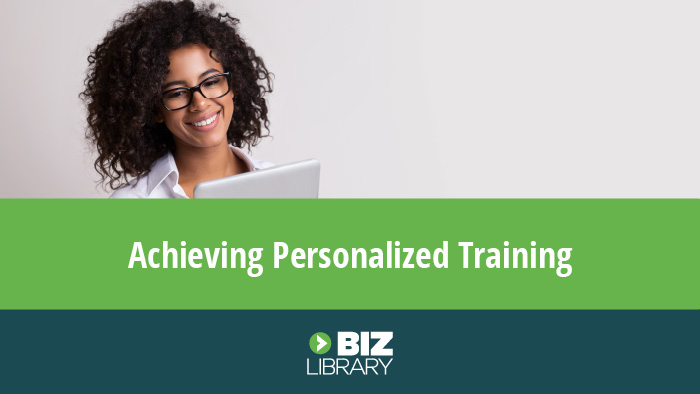 Achieving Personalized Training